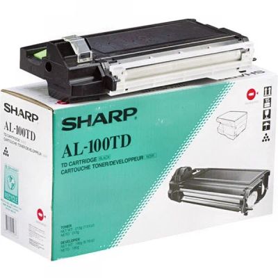 Лот: 11424158. Фото: 1. Тонер-картридж SHARP AL100TD... Картриджи, расходные материалы