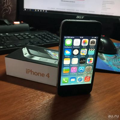 Лот: 10782251. Фото: 1. Iphone 4 8gb Айфон 4 8gb. Смартфоны