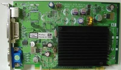 Лот: 13997031. Фото: 1. Видеокарта winfast px6200 tc tdh... Видеокарты