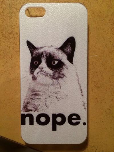Лот: 5156887. Фото: 1. чехол угрюмый кот grumpy cat на... Чехлы, бамперы