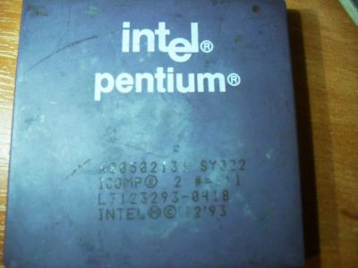 Лот: 20997920. Фото: 1. Процессор Intel Pentium 133MHz... Процессоры