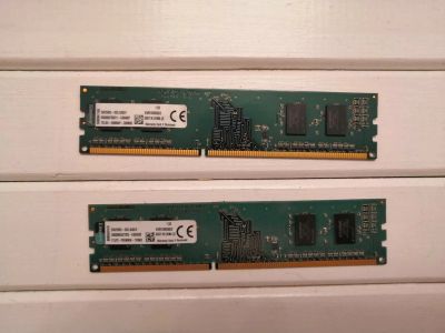 Лот: 15482972. Фото: 1. Kingston DDR3 2x2Gb 1333Mhz. Оперативная память