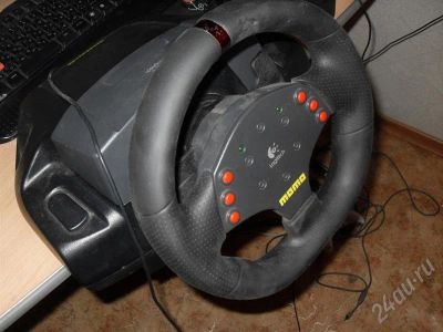 Лот: 466695. Фото: 1. Logitech MOMO> неработают педали. Рули, джойстики