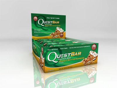 Лот: 3295854. Фото: 1. Батончик QuestBar. 20г. высококачественного... Спортивное питание, витамины
