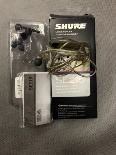 Лот: 15127720. Фото: 1. Наушники shure SE 215 для систем... Другое (музыкальные инструменты и оборудование)