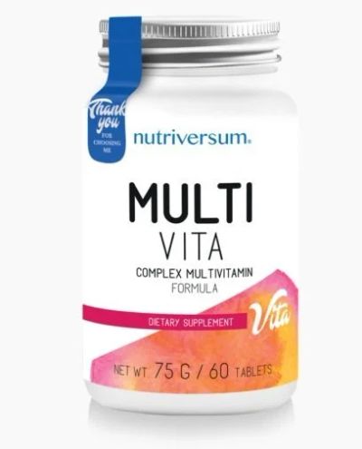 Лот: 17536233. Фото: 1. Nutriversum Multi Vita 120 таб. Спортивное питание, витамины