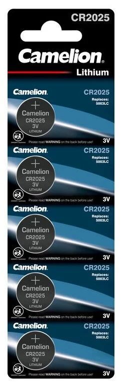 Лот: 18617867. Фото: 1. Батарея Camelion Lithium CR2025... Батарейки, аккумуляторы, элементы питания