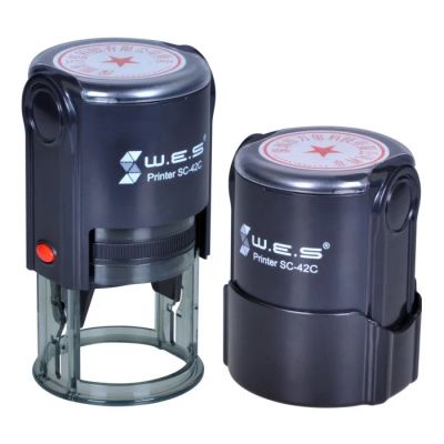 Лот: 14023605. Фото: 1. WES Printer SC-42 (d 42 мм) цвет... Печати, штампы, оснастки