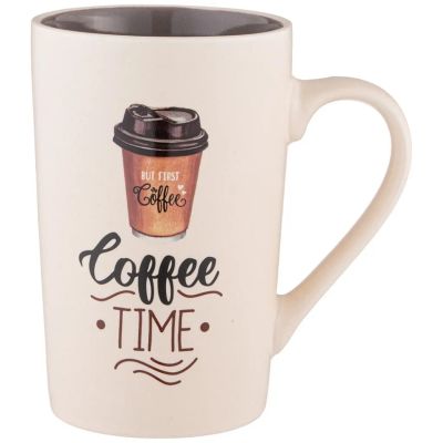Лот: 25726349. Фото: 1. Кружка фарфор, 385 мл, Coffee... Кружки, стаканы, бокалы