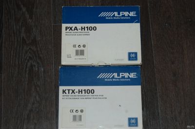 Лот: 13008939. Фото: 1. Alpine PXA-H100 + KTX-H100. Другое (автозвук)