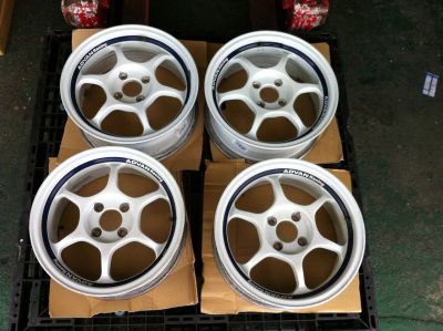 Лот: 10667996. Фото: 1. Оригинал ADVAN RG Racing 15 дюймовый... Диски