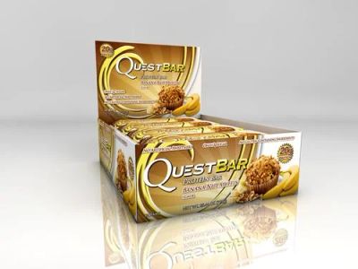 Лот: 3295794. Фото: 1. Батончик QuestBar. 20г. изолята... Спортивное питание, витамины