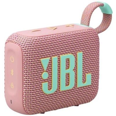 Лот: 24449274. Фото: 1. Портативная колонка JBL GO4 Pink. Портативные, беспроводные колонки