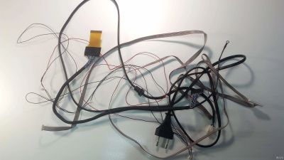 Лот: 17174013. Фото: 1. Шлейф LVDS + Комплект шлейфов... Запчасти для телевизоров, видеотехники, аудиотехники