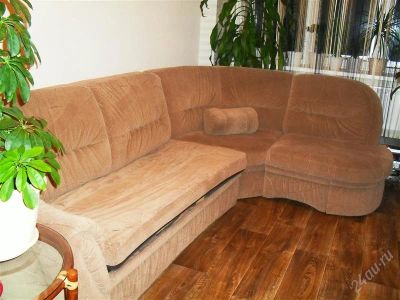 Лот: 1423375. Фото: 1. Продам диван угловой, кресло. Кресла, пуфы
