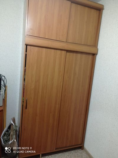 Лот: 18042825. Фото: 1. Шифонер 2х створчатый с антресолью. Шкафы, шкафы-купе