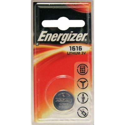 Лот: 15209296. Фото: 1. Батарейка CR1616 ENERGIZER 1шт... Батарейки, аккумуляторы, элементы питания