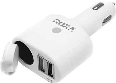 Лот: 4424271. Фото: 1. АЗУ 2USB + car lighter socket... Зарядные устройства, блоки питания, адаптеры сетевые для смартфонов