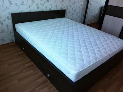 Лот: 10841470. Фото: 1. Кровать 1,6*2м с ящиками. Кровати