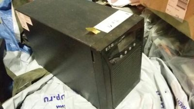 Лот: 11777031. Фото: 1. Корпус ИБП бу черный. ИБП, аккумуляторы для ИБП