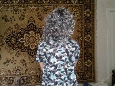 Лот: 1804282. Фото: 1. Парик черно-белый. Другое (сувениры, подарки)