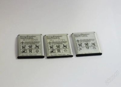 Лот: 1771466. Фото: 1. Три аккумулятора Sony Ericsson... Аккумуляторы