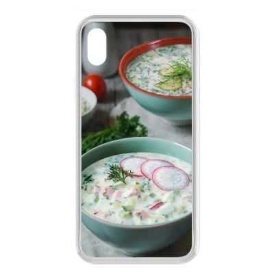Лот: 25540455. Фото: 1. Чехол Krutoff Clear Case "Окрошка... Чехлы, бамперы