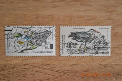 Лот: 6723756. Фото: 1. Марки Чехословакии 1983г. Фауна. Марки