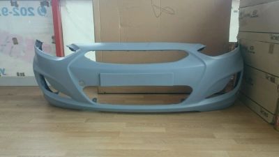 Лот: 8088792. Фото: 1. Бампер передний Hyundai Solaris... Кузов
