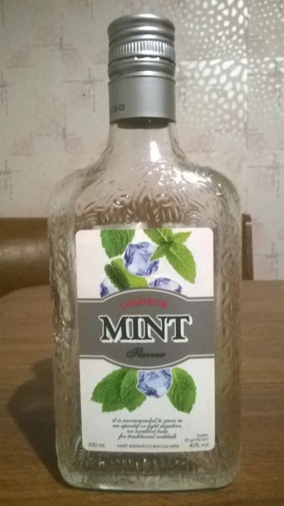 Лот: 12276188. Фото: 1. Бутылка Mint Flavour 0,5л. Бутылки, пробки, этикетки