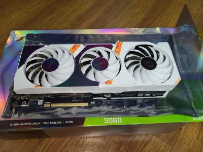 Лот: 21046619. Фото: 1. Видеокарта Colorful RTX3060 12Gb. Видеокарты