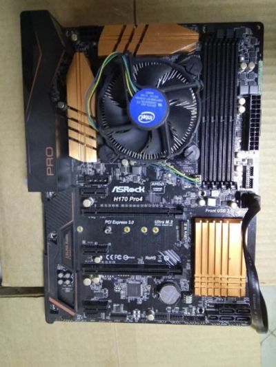 Лот: 15938928. Фото: 1. Материнская плата ASRock H170... Материнские платы