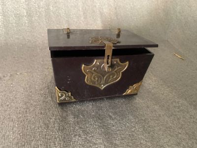 Лот: 25526273. Фото: 1. Карбалитовая шкатулка СССР, винтаж. Шкатулки