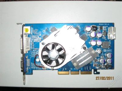 Лот: 799894. Фото: 1. geforce 6600gt sparkle 128мв... Видеокарты
