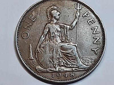 Лот: 18668900. Фото: 1. Монета Великобритании 1 пенни... Великобритания и острова
