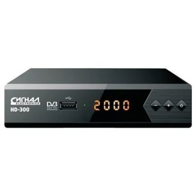 Лот: 13439666. Фото: 1. Ресивер DVB T2 HD HD 300 металл. DVD, Blu-Ray плееры