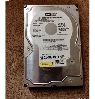 Лот: 20607044. Фото: 1. Жесткий диск wd1600js. 160 GB. Жёсткие диски (HDD)