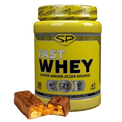 Лот: 15613210. Фото: 1. FAST whey protein - 900 гр (steelmuscles... Спортивное питание, витамины