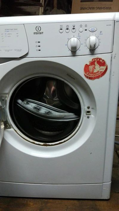 Лот: 11364038. Фото: 1. Indesit нужна замена манжеты. Стиральные машины