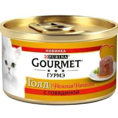 Лот: 15055909. Фото: 1. (Гурме) Gold Нежная начинка Говядина... Корма