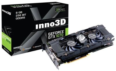 Лот: 10364373. Фото: 1. Видеокарта GTX 1070 8Gb Inno3D... Видеокарты