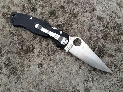 Лот: 5116703. Фото: 1. Spyderco Para-Military 2 C81GP2... Ножи, топоры