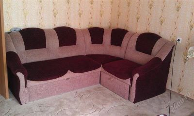 Лот: 2228740. Фото: 1. Диван угловой мягкий. Кресла, пуфы