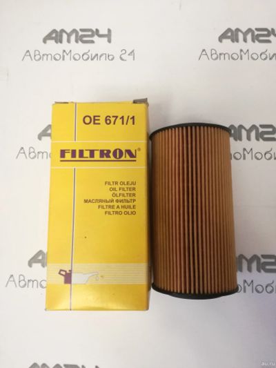 Лот: 15298981. Фото: 1. Масляный фильтр Filtron OE 671... Расходные материалы