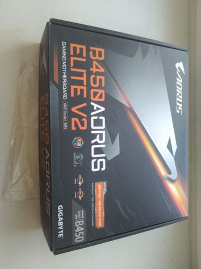 Лот: 19285093. Фото: 1. B450 AORUS ELITE V2 v1.0. Материнские платы