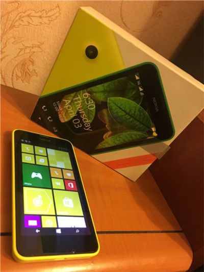 Лот: 11221611. Фото: 1. Смартфон Nokia Lumia 630 Dual... Смартфоны