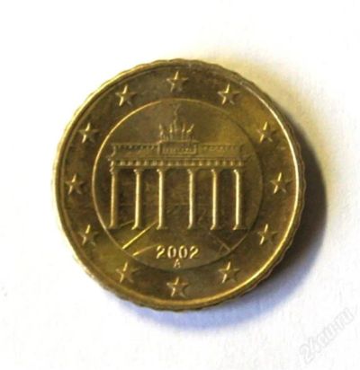 Лот: 2374998. Фото: 1. Германия. 10 евроцентов 2002 г... Европа