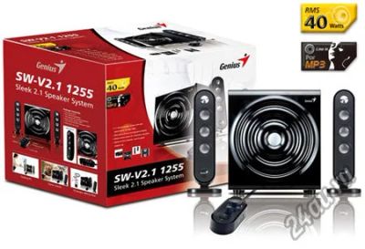 Лот: 5152462. Фото: 1. Колонки Genius SW-V2.1 1255... Активные акустические системы