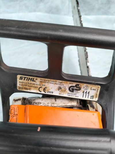 Лот: 23232525. Фото: 1. Бензопила Stihl ms-180. Бензо-, мотоинструмент