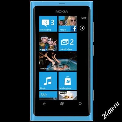 Лот: 2344102. Фото: 1. Nokia Lumia 800 Blue. Смартфоны
